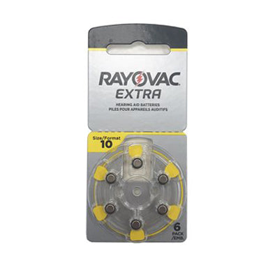 Rayovac Extra Advanced Mercury Free Batteries, Size 10 (60 Count)
